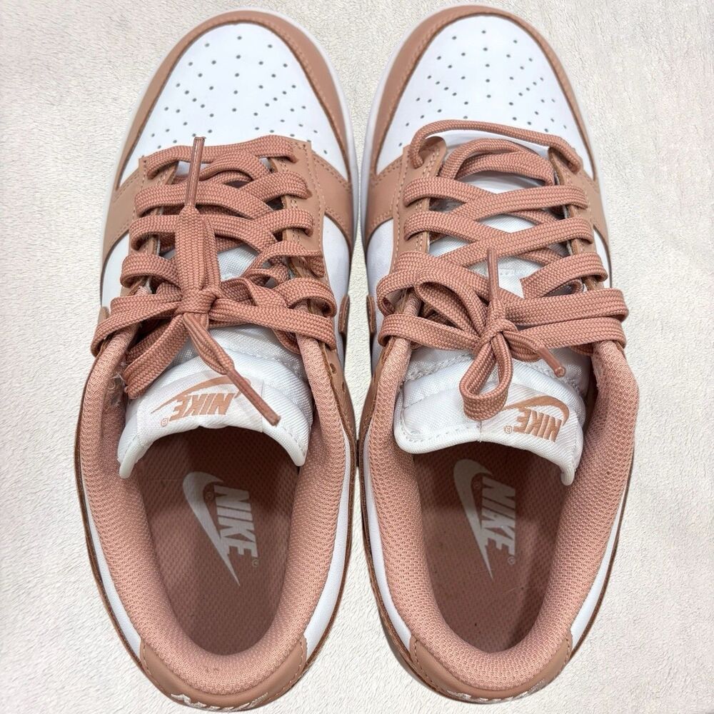 New with Box Nike Dunk Low Top Rose Whisper Womens 8 UK 5.5 Pink DD1503-118 - Picture 4 of 6